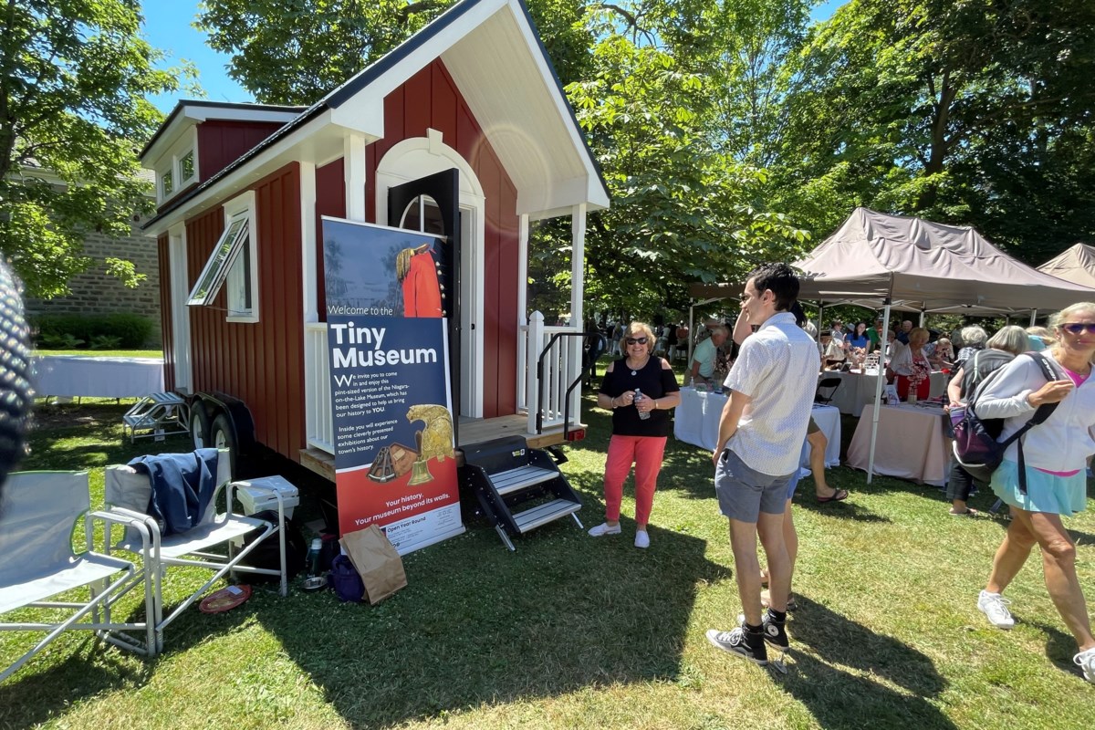 The NOTL Tiny Museum is used primarily to curate portable exhibits from the NOTL Museum’s vast collection, for educational and outreach projects throughout the Niagara region