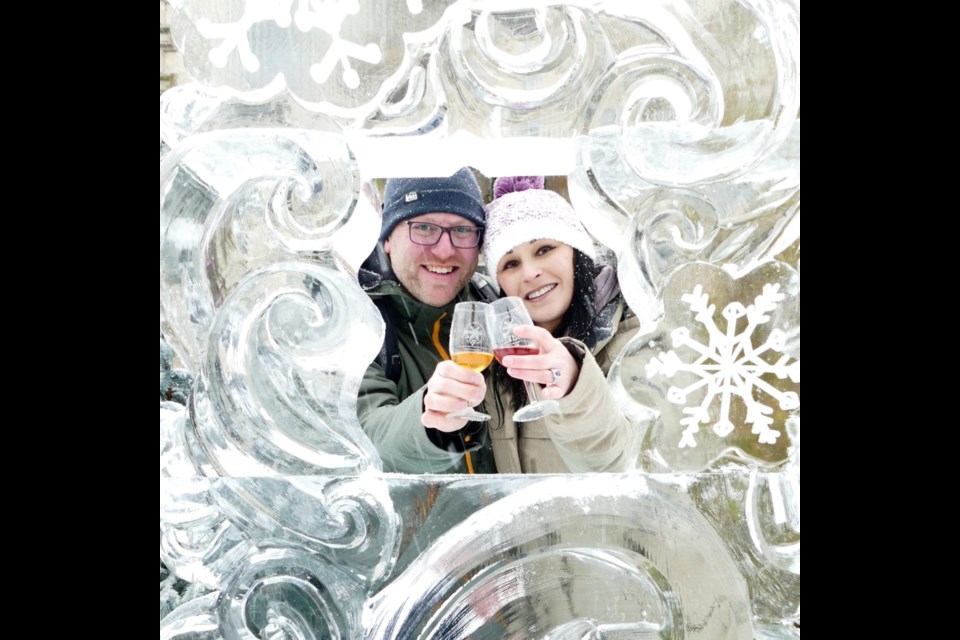 There will be no Icewine Festival activities or sculptures on Queen Street this January. (File photo)