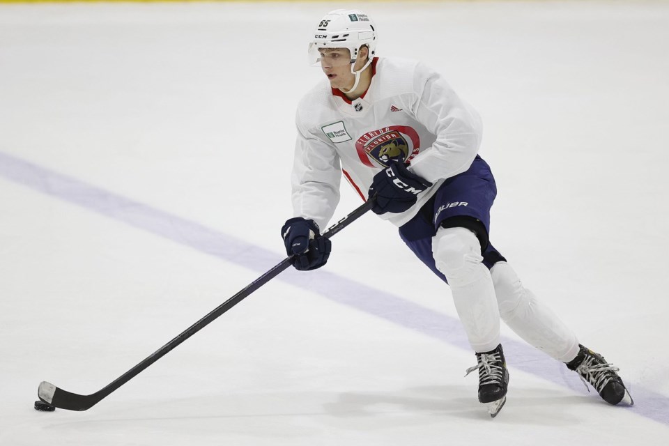NOTL's Matteo Giampa just returned from a one-week prospect camp with the NHL's Florida Panthers