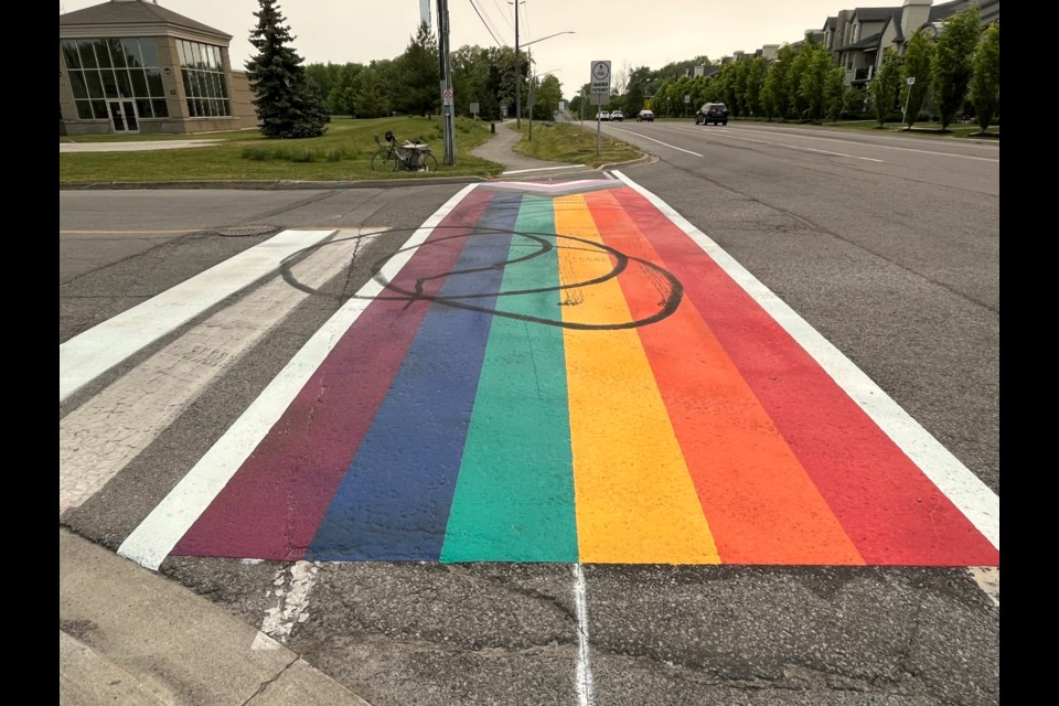 Niagara-on-the-Lake had a second set of fresh tire marks on top of the first act of vandalism.