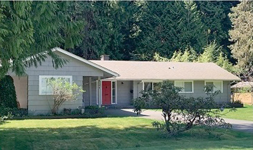 An example of the kind of classic North Shore home artist Douglas Coupland is looking for for his upcoming Rabbit Lane art project.