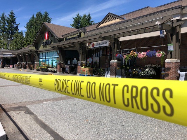 West Vancouver Police evacuated the Caulfeild Safeway store on Thursday afternoon (June 17, 2021) after staff said they'd received word of a possible bomb threat. | supplied