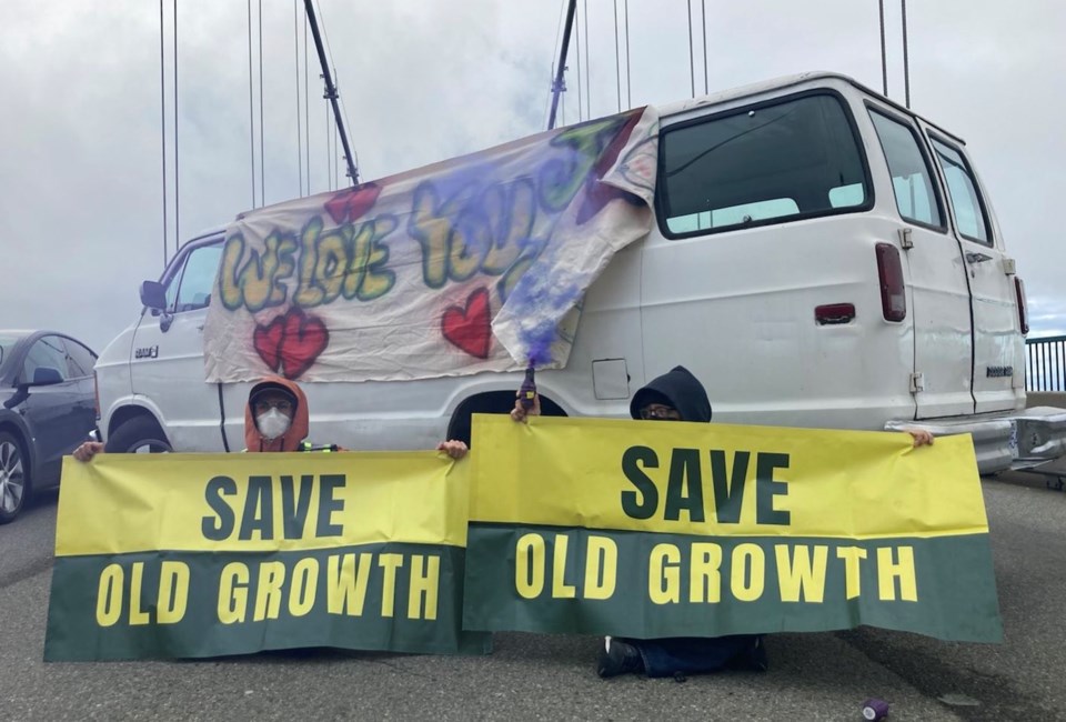 Lions gate Bridge blockade June 22 