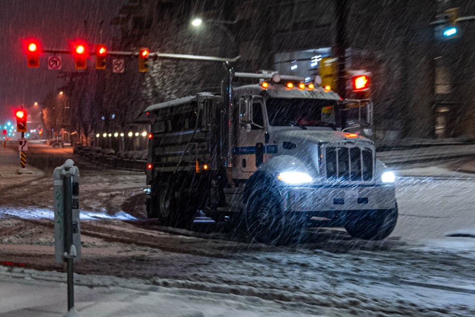 Crews were busy overnight in North Vancouver.