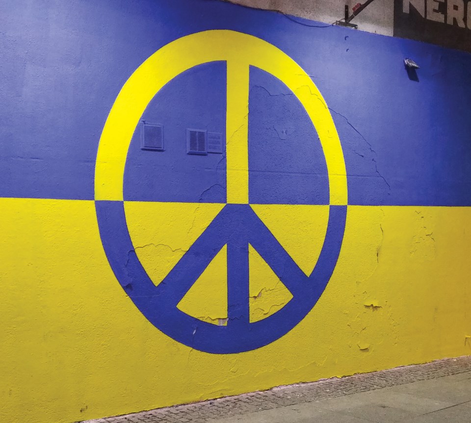 Ukraine Peace Graffiti Poland