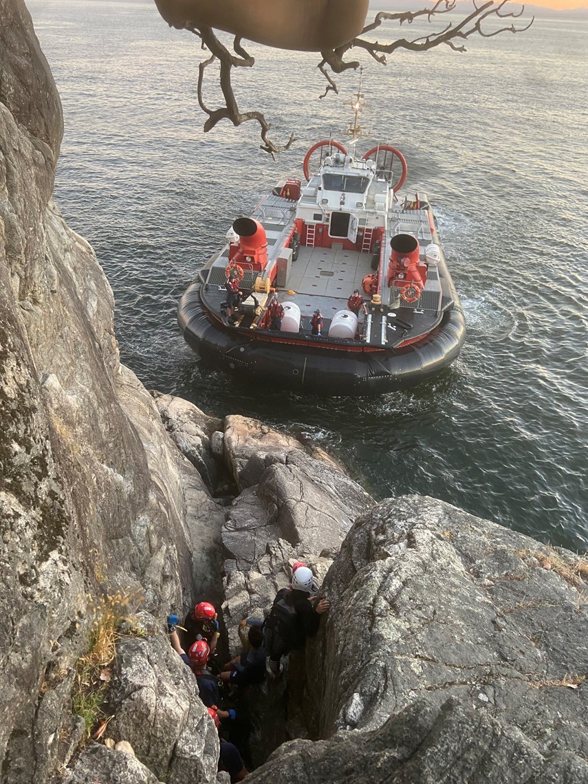 West Van fire hovercraft web