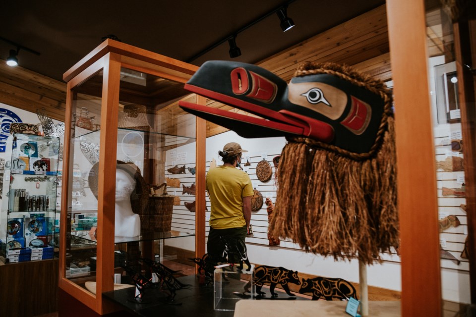 Indigenous Tourism BC has just announced a new three-year strategy geared toward helping businesses survive the pandemic, as well as an additional $5 million in funding for extra grants this year. Pictured is the I-Hos Gallery.