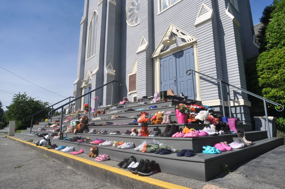 Shoes at St Pau's Church 2