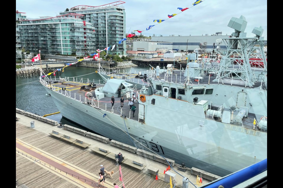 Fleet Week takes place at the Burrard Dry Dock Pier in North Vancouver this weekend.