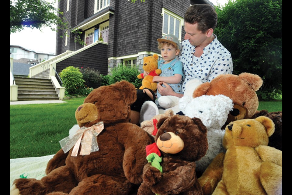 Steven Lyons and his son Nolan, 2, are looking forward to the Teddy Bear Picnic on Saturday, June 25, 2022.