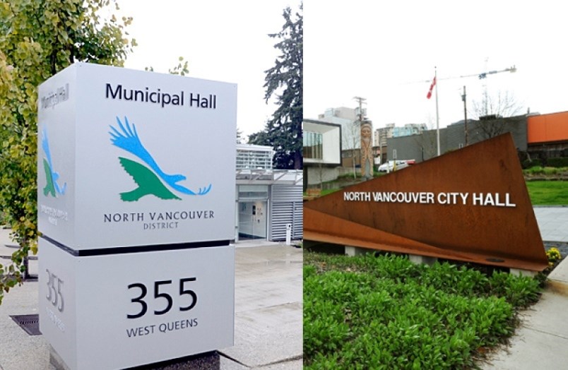Two North Van municipal halls