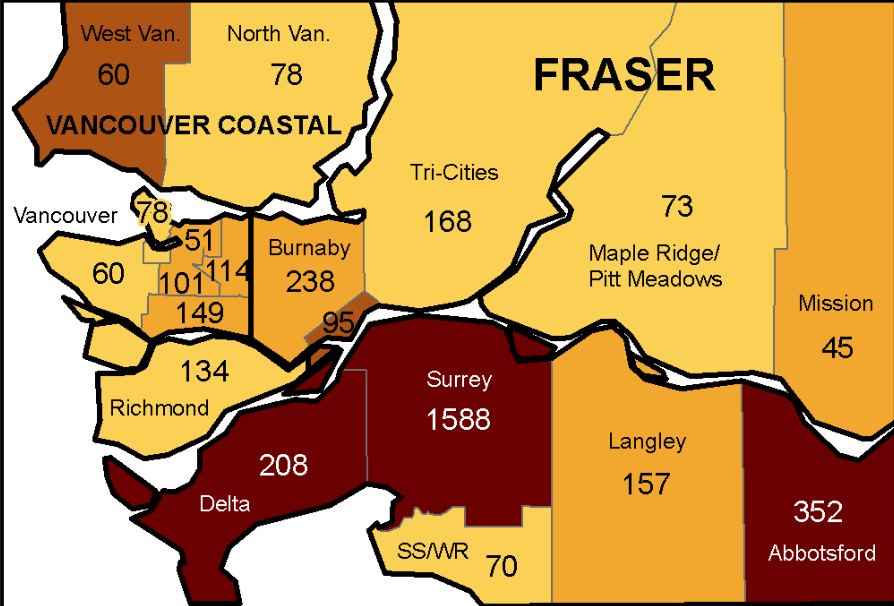 covid map detail new cases Nov.29 to Dec5