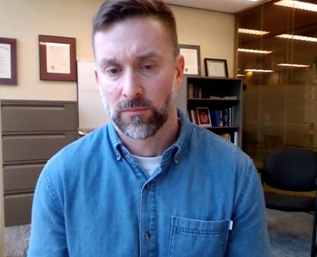 Dr. Mark Lysyshyn, deputy medical health officer for Vancouver Coastal Health, answer questions from North Shore schools superintendents Chris Kennedy and Mark Pearmain in a pre-recorded video.