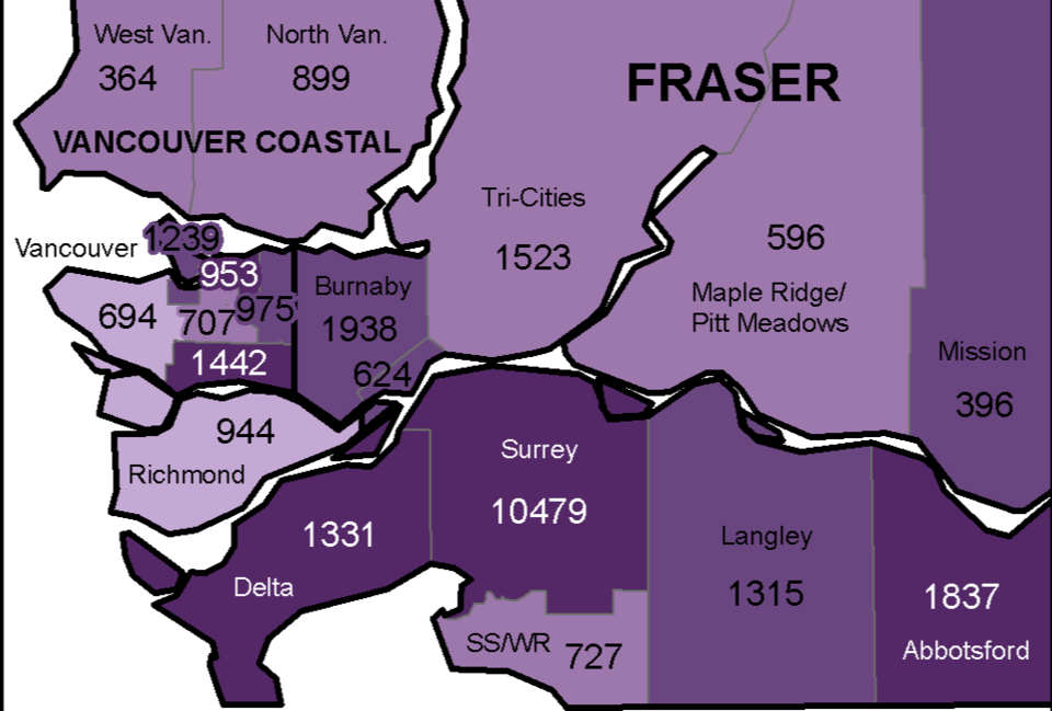 monthly covid map inset November