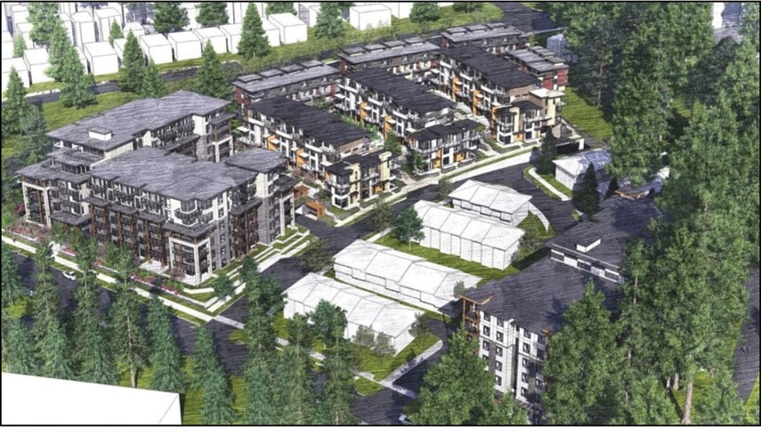 A rendering of what the Seymour Estates development will look look.