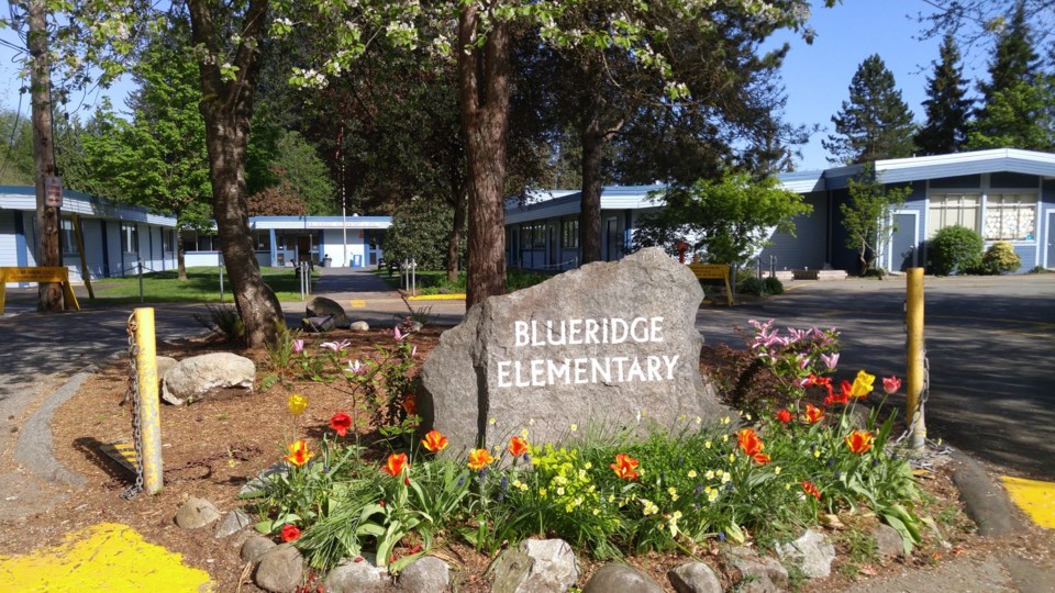 Blueridge elementary sign