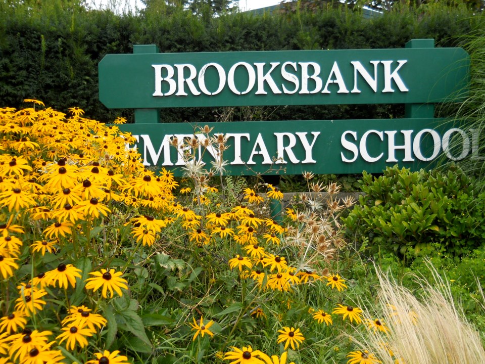 Brooksbank sign with black eye susans