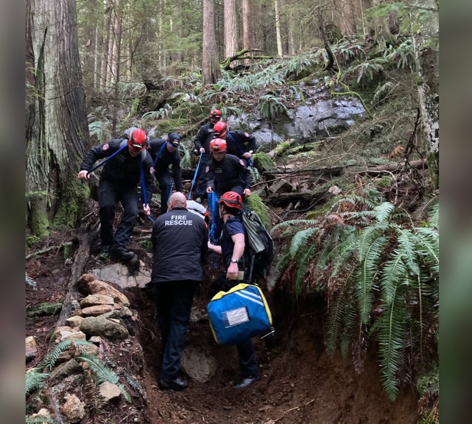 DNV trail rescue