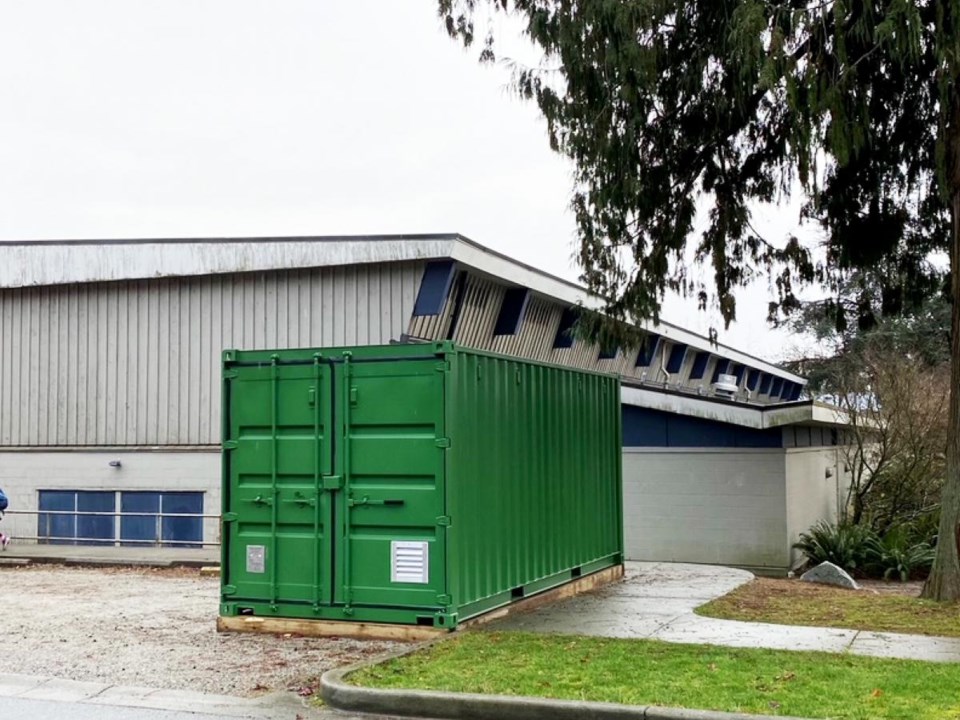 West Vancouver emergency container