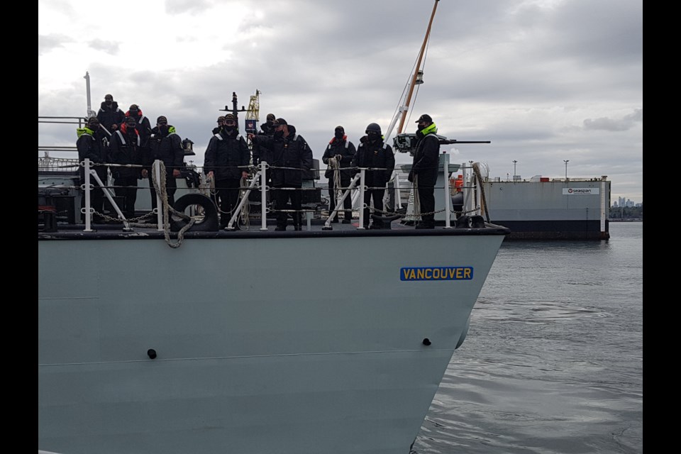 The general public can tour naval vessels including the HMCS Vancouver on Friday, Saturday and Sunday at Burrard Dry Dock Pier in North Vancouver. The ship is pictured here during a previous fleet week visit to North Vancouver.