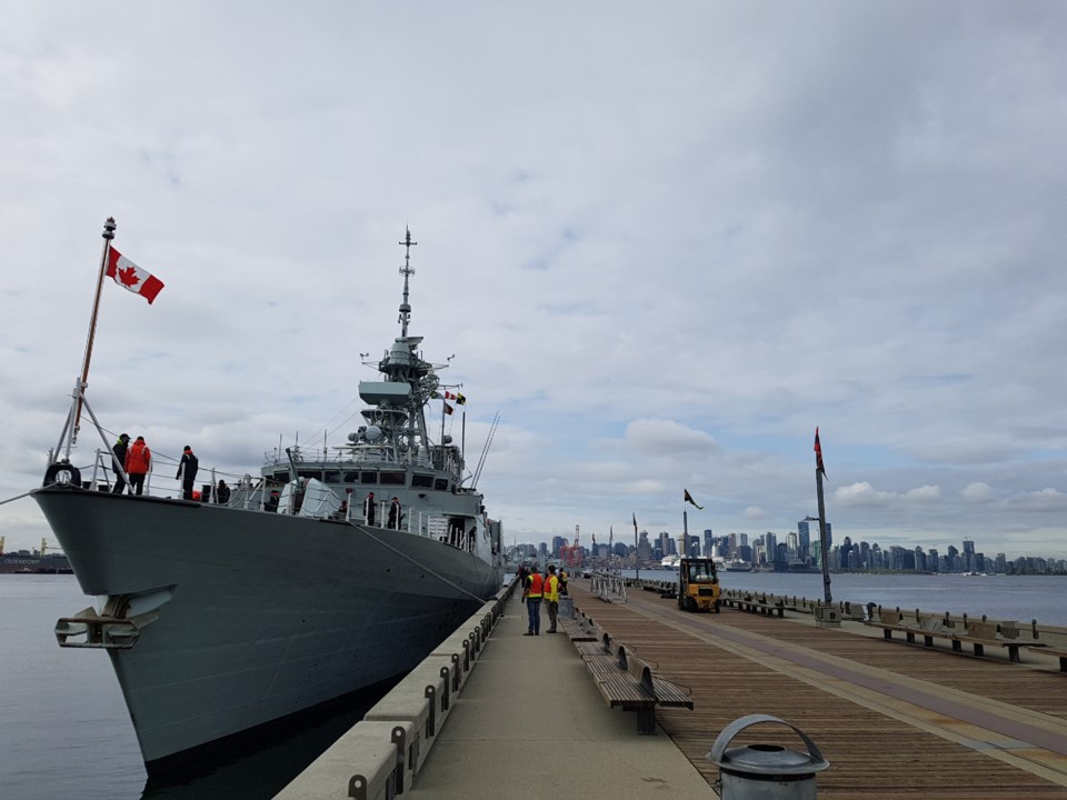 hmcs vancouver navy ship north van