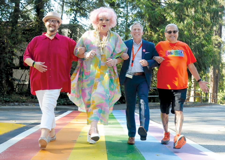 Rainbow Crosswalk at Cap U PM 2 web