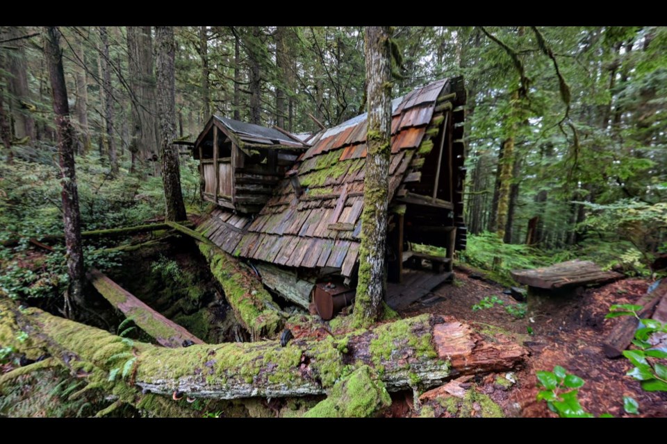 This unsanctioned hut was destroyed in last week's 0.3-hectare Mount Seymour wildfire. Investigators are now working to see if the hut was connected to the cause of the fire. 