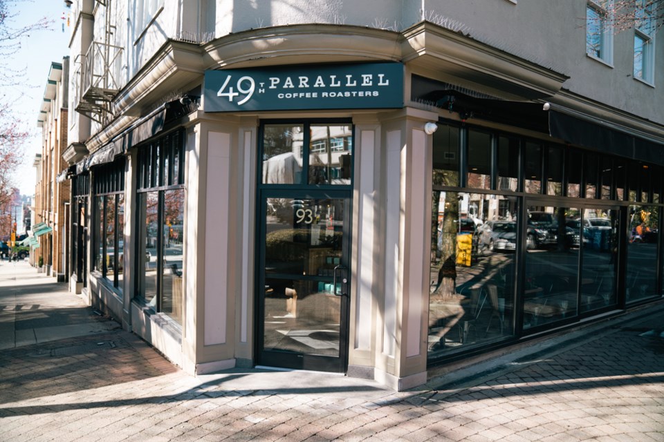 The B.C.-founded 49th Parallel Coffee Roasters chain is set to open its first North Shore location Friday, March 25. It's located in a heritage building in North Vancouver's Lower Lonsdale neighbourhood.
