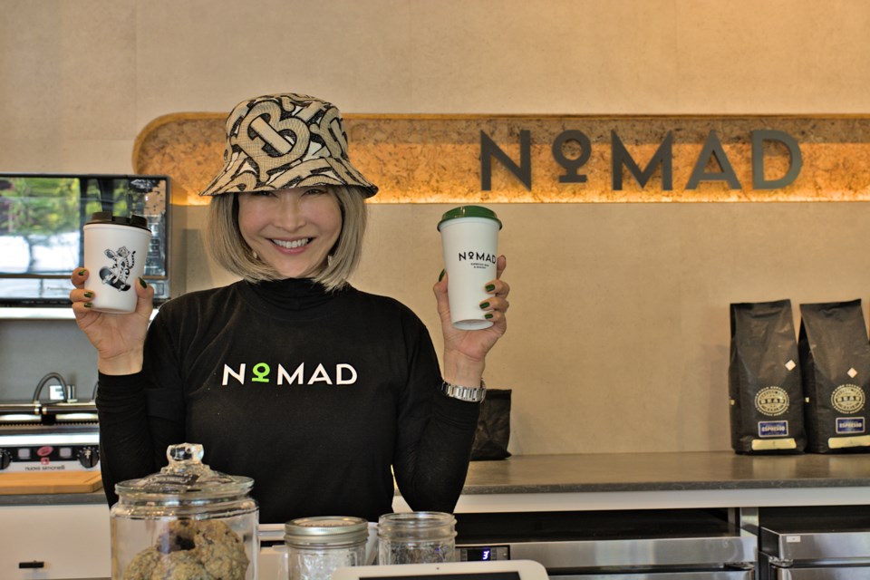 Instead of throw-away paper cups, Nomad owner Annette Kim offers cup-less customers mugs to buy, or borrow for a $2 deposit.