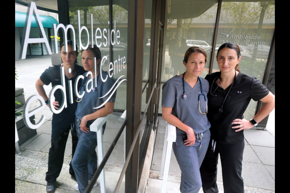 Dr. Nicole Barre and Dr. Maryam Zeineddin are family doctors at West Vancouver's Ambleside Medical Clinic.