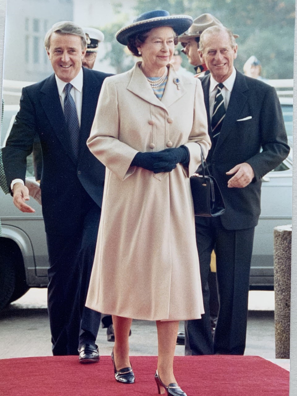 Queen Elizabeth Mulroney visit
