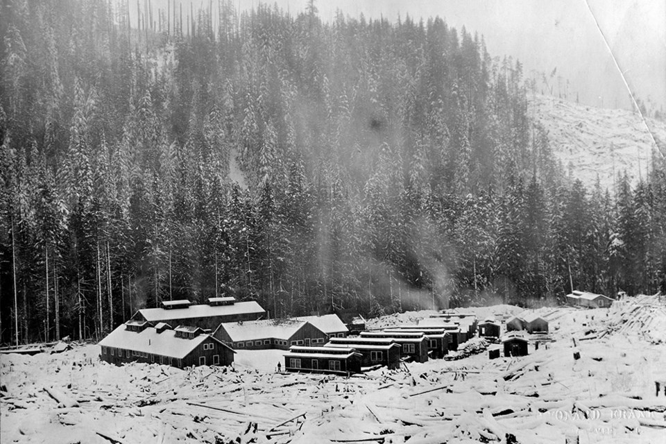 logging-camp-winter