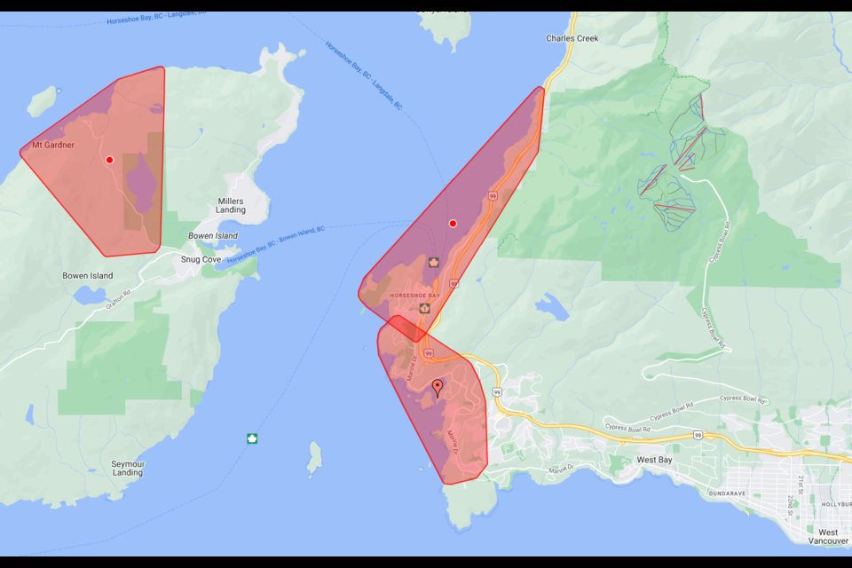 Outages around Eagle Harbour and Horseshoe bay started early Tuesday morning.