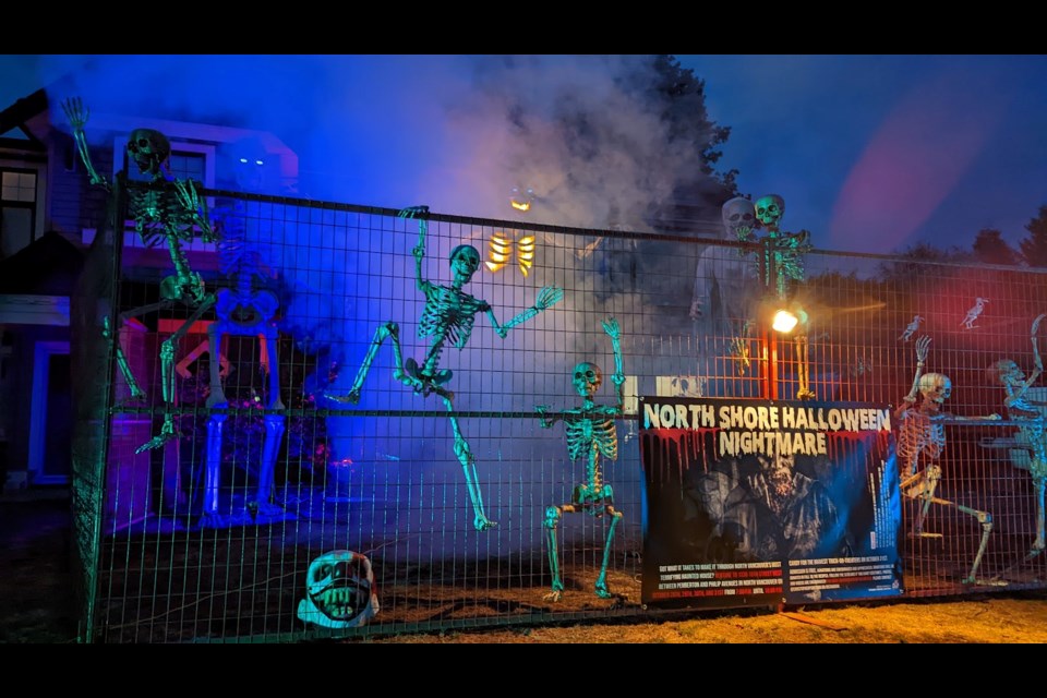 Avid haunted house decorator Christopher Smith has returned with an even bigger Halloween setup for 2022. 