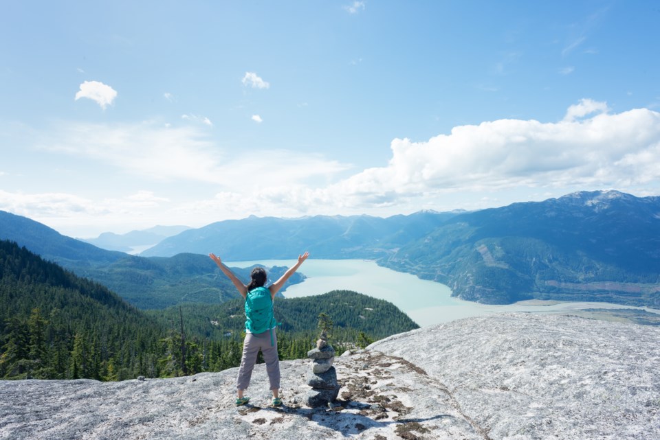 Hiking in Squamish 