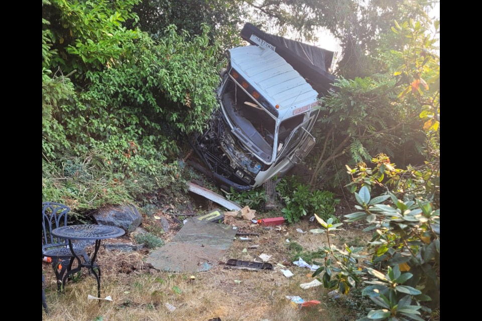 The owner of a dump truck that rolled away in West Vancouver is facing charges under the Motor Vehicle Act.