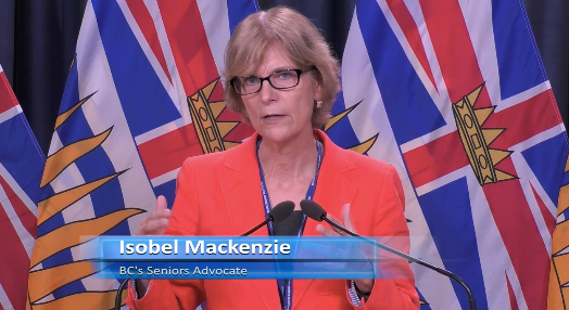 Seniors advocate Isobel Mackenzie