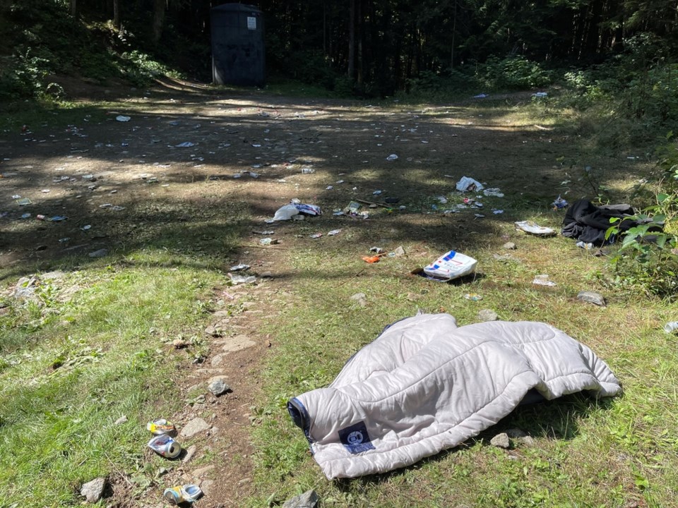 WV bush party litter web