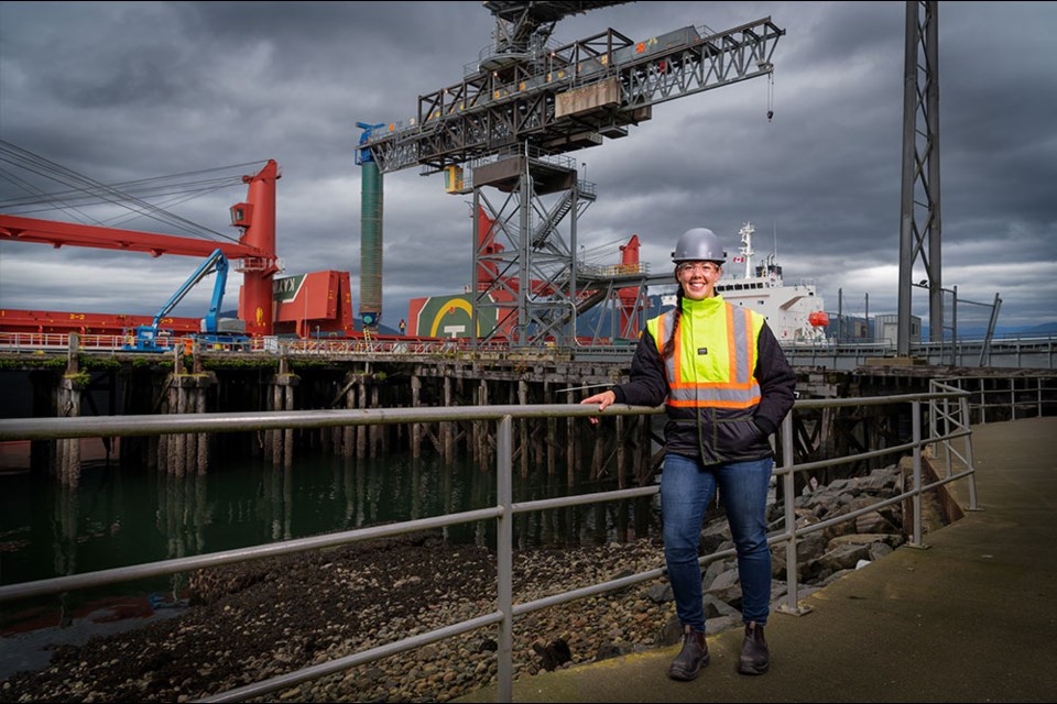 Pinnacle’s Rail Traffic Manager Brenna Boyle is in Prince Rupert.
