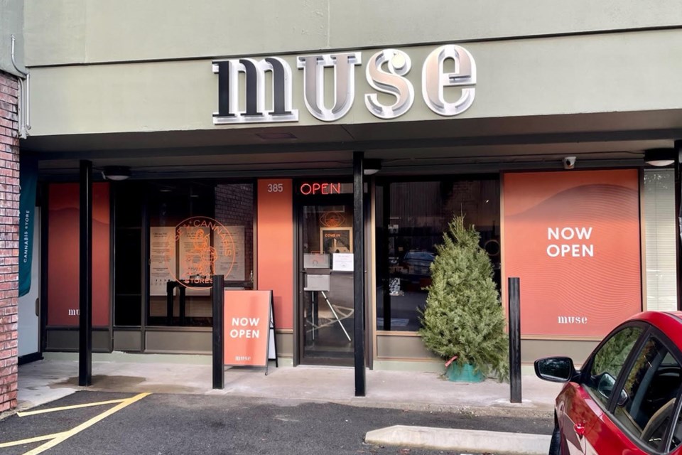 Muse Cannabis storefront. 