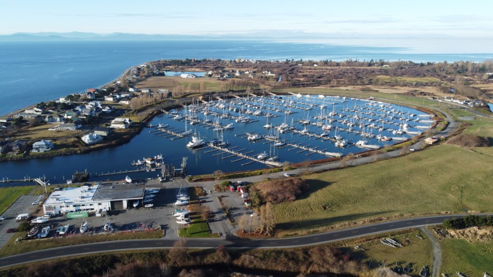 point-roberts-marina-aerial