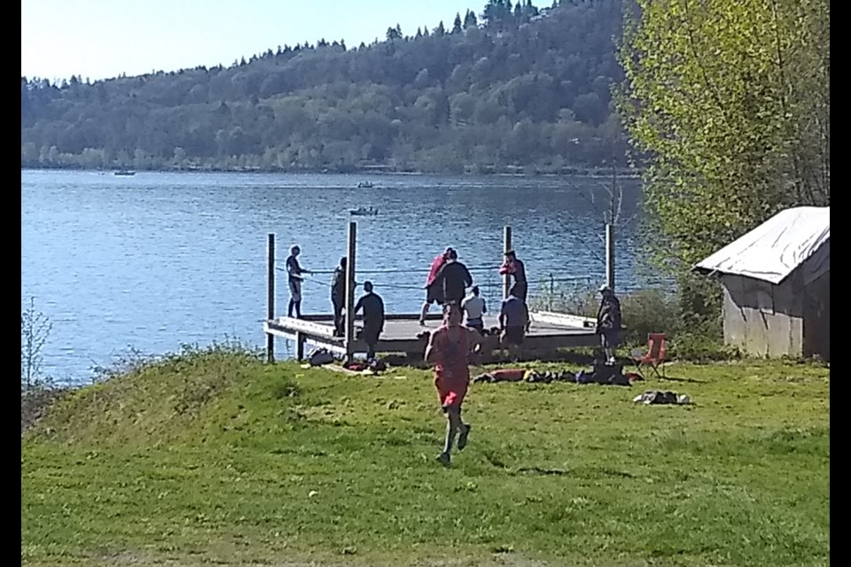 Tsleil-Waututh Nation boxer Jacob George has been making use of the Nation's backyard ring as he trains for his professional debut