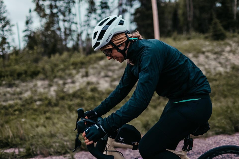 North Vancouver bike rider Bianca Hayes set out on her cross-country ride June 13. A few days out from the end, an accident with a motorcyclist cut short her world record setting ride.