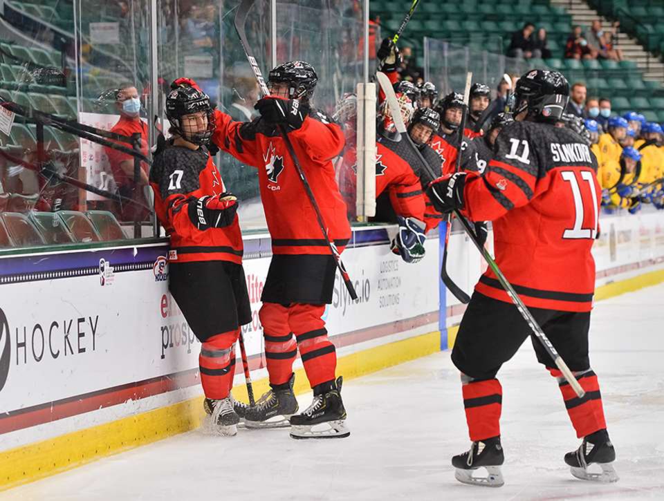 Connor Bedard - credit Chris Tanouye and Ryan McCullough HHOF-IIHF Images - web