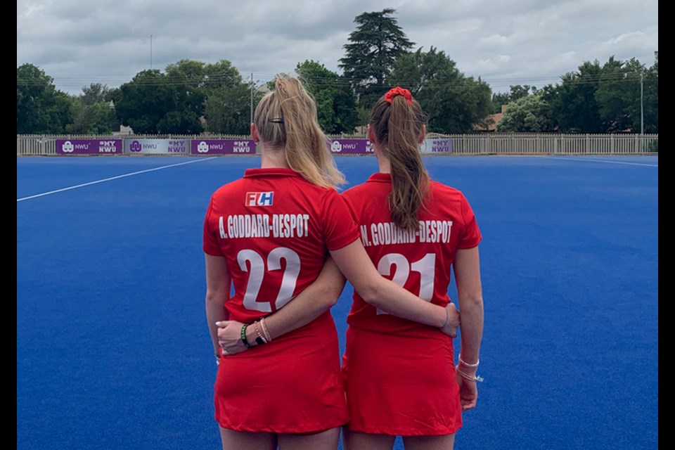 North Vancouver sisters Arden and Nora Goddard-Despot are heading back to South Africa with Team Canada this month for the field hockey Junior World Cup, starting April 1, 2022. The sisters were part of the team that travelled to South Africa last November, only to get stranded there when the tournament was cancelled due to the spread of the Omicron variant of COVID-19. 