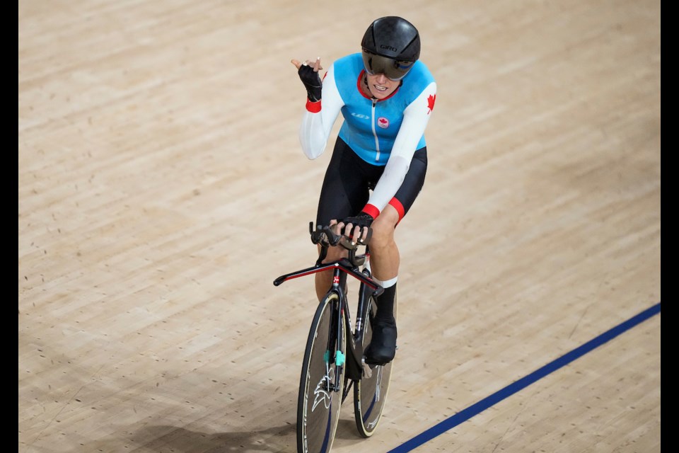 Georgia Simmerling hits the track for Olympic cycling. The West Vancouver athlete announced her retirement from competitive sports Sept. 14, 2021, following a truly unique Olympic career.  