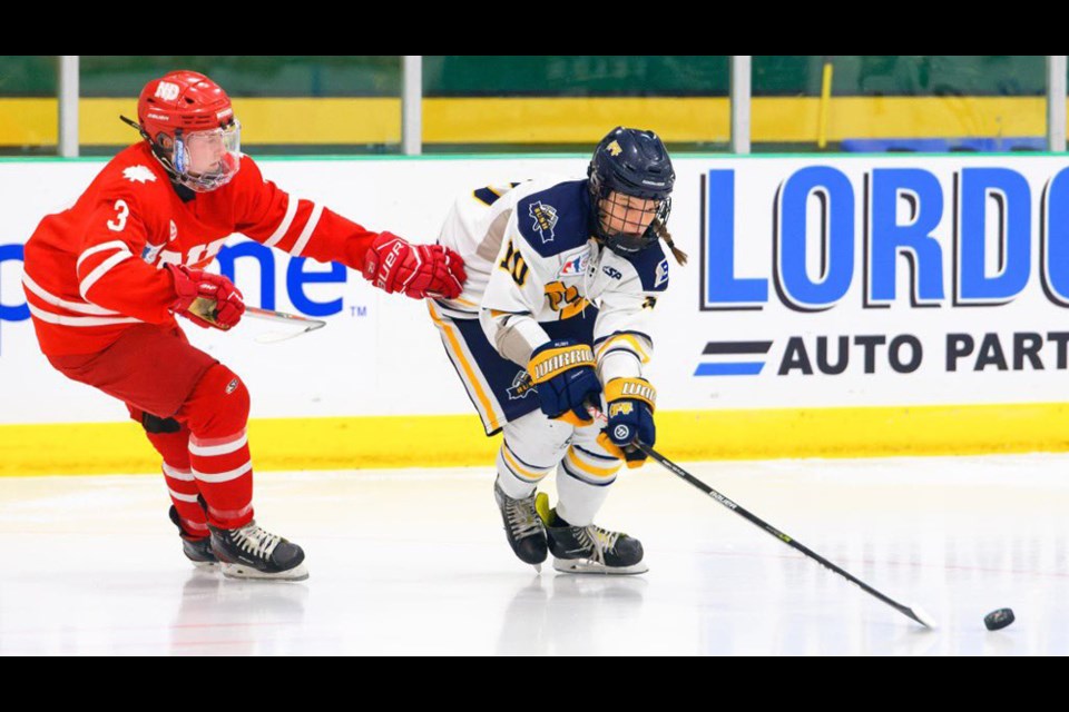 West Vancouver’s Vienna Rubin stars for the the Fraser Valley Rush at the National Women’s U18 Club Championship in Okotoks, Alta. Rubin earned the tournament's Top Forward award.