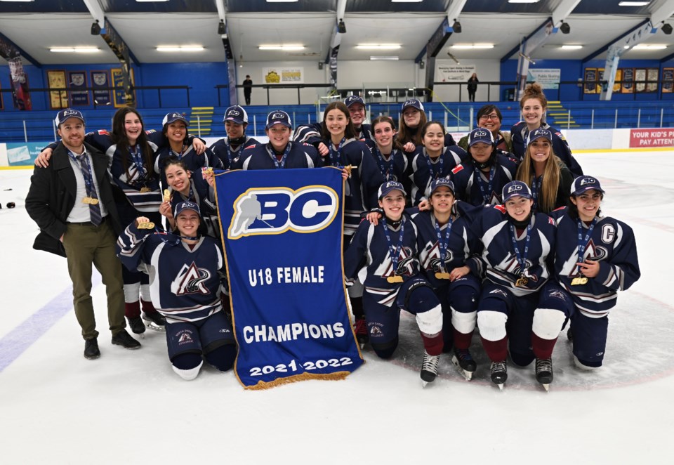 U18A Avalanche Gold Medal Winners /  Steve Budd