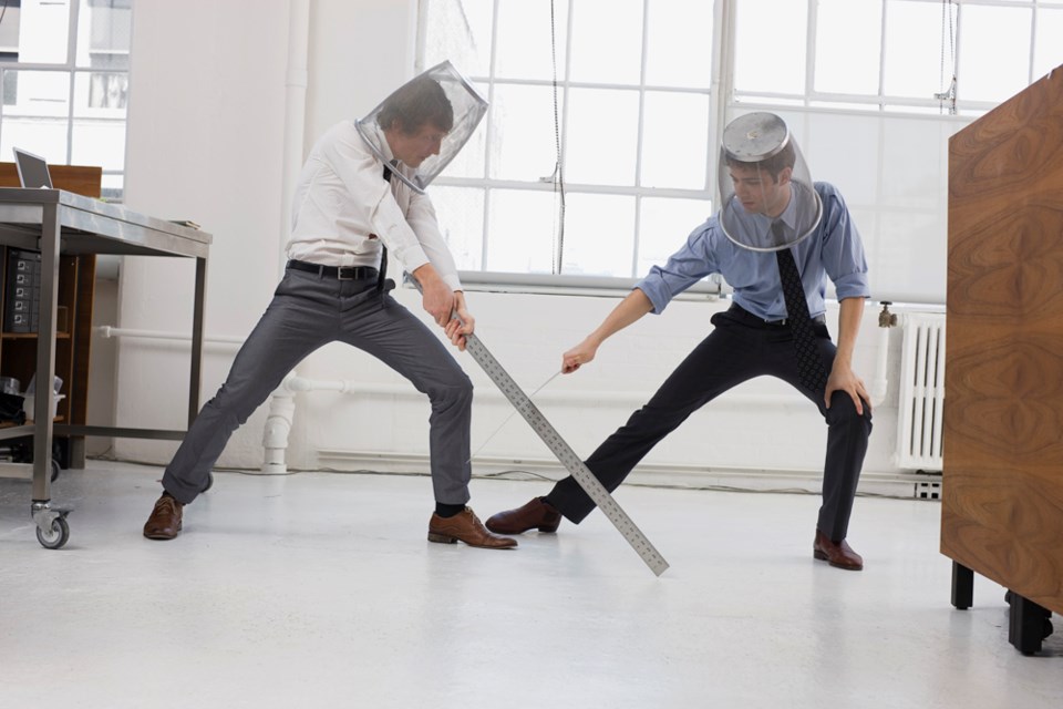 GettyImages - office sword fight web