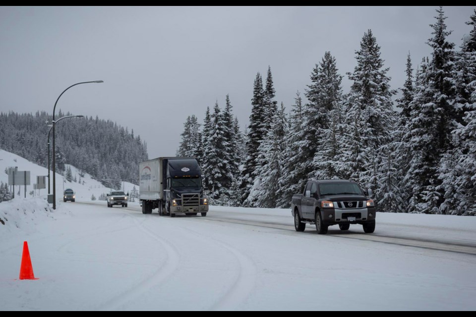 Make sure you leave a wide gap between yourself and other vehicles in wet, snowy conditions. 